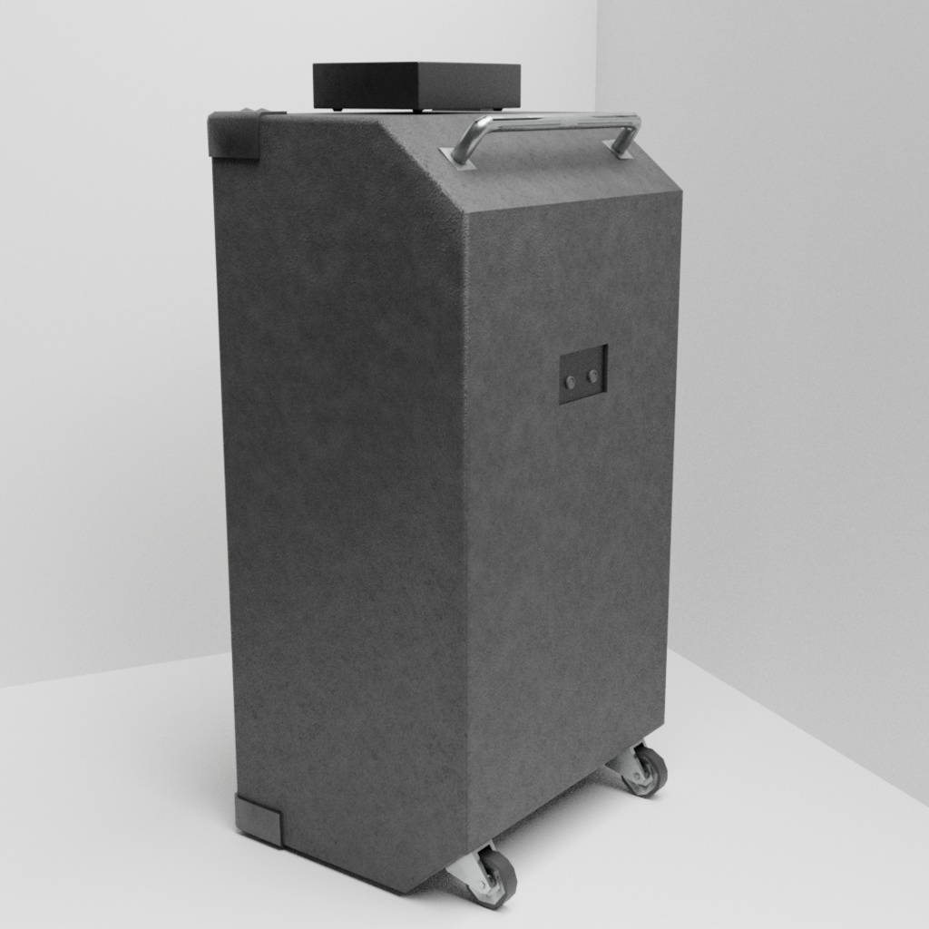 3DCG【bass_amp_set】ベースアンプセット マークベース風