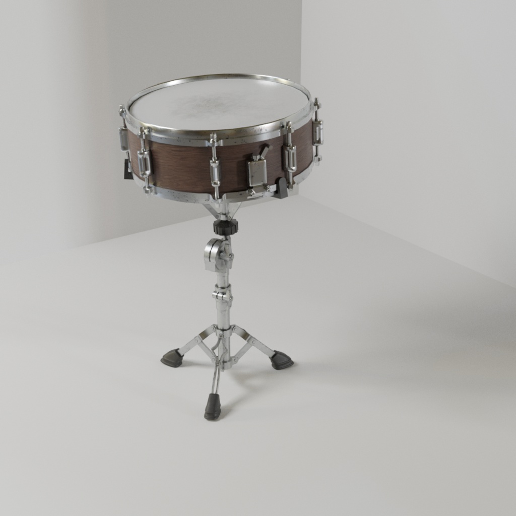 3DCG【Snare Drum】スネアドラム