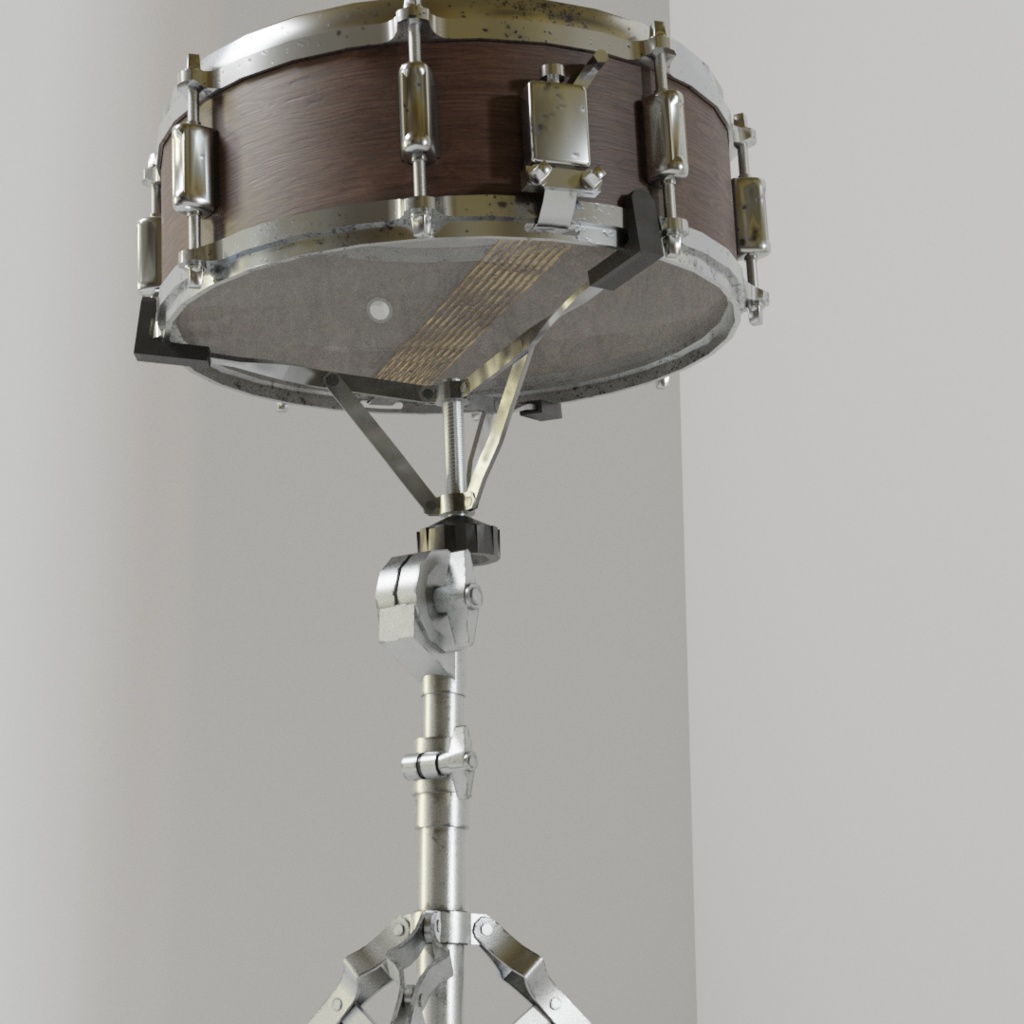3DCG【Snare Drum】スネアドラム