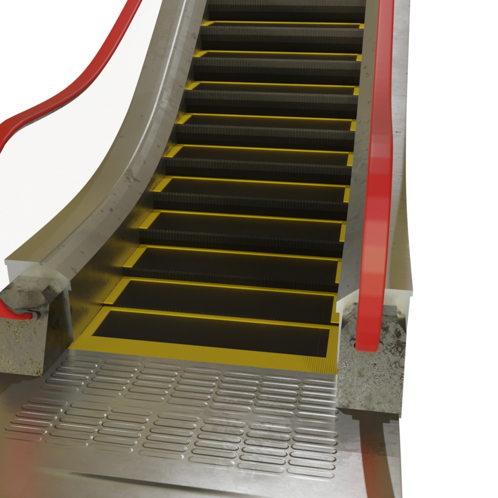 3DCG【escalator】エスカレーター