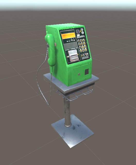 3DCG【public_telephone】公衆電話 レトロ電話