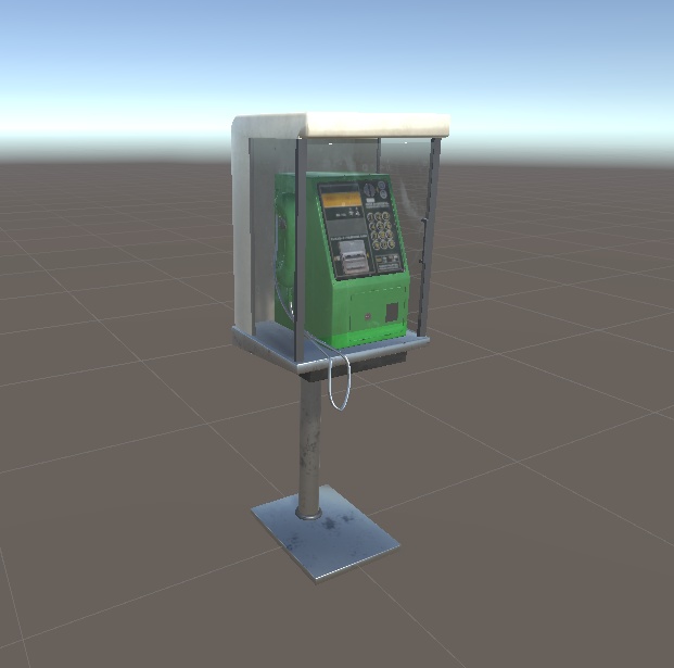 3DCG【public_telephone】公衆電話 レトロ電話