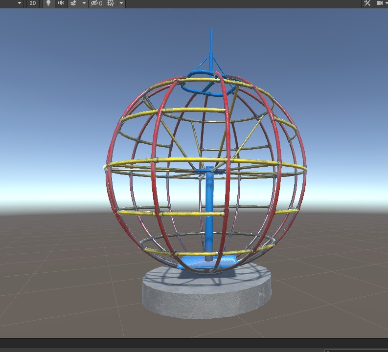 3DCG【globe_jungle】グローブジャングル 公園 遊具