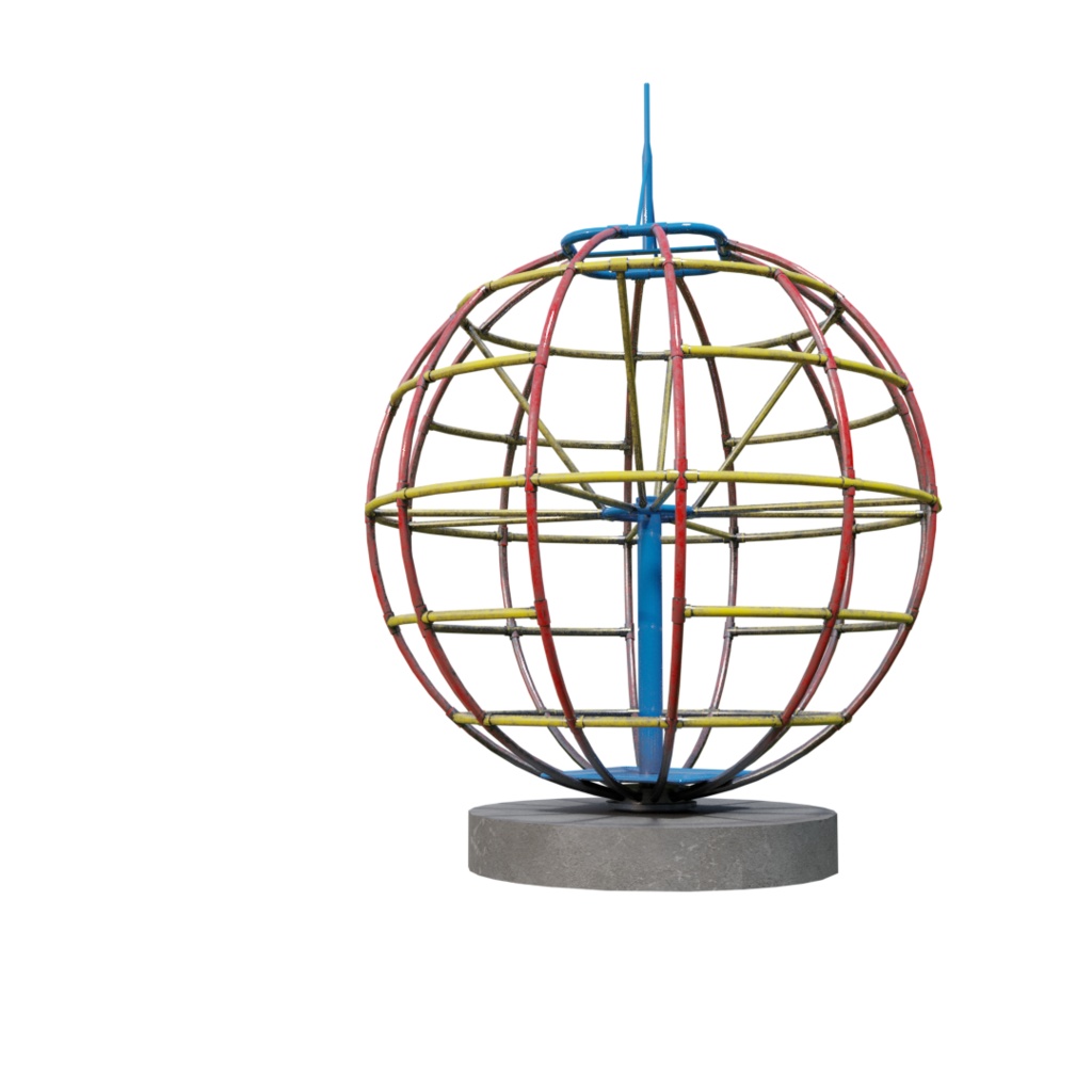 3DCG【globe_jungle】グローブジャングル 公園 遊具