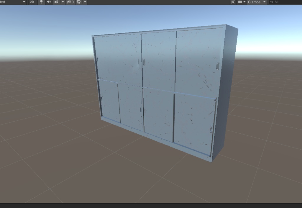 3DCG【steel_shelf】スチールシェルフ 棚