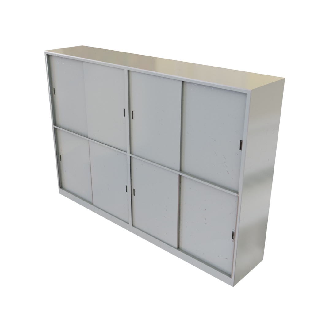 3DCG【steel_shelf】スチールシェルフ 棚