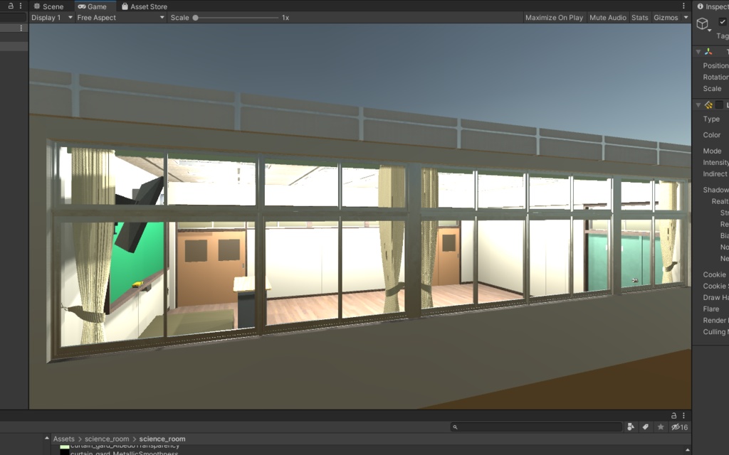 3DCG【school_science_room】理科教室