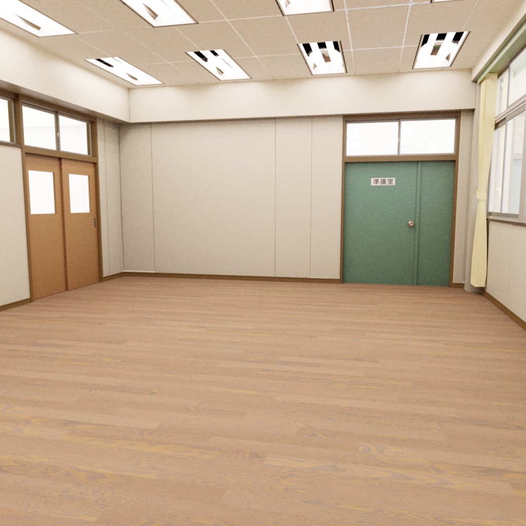 3DCG【school_science_room】理科教室
