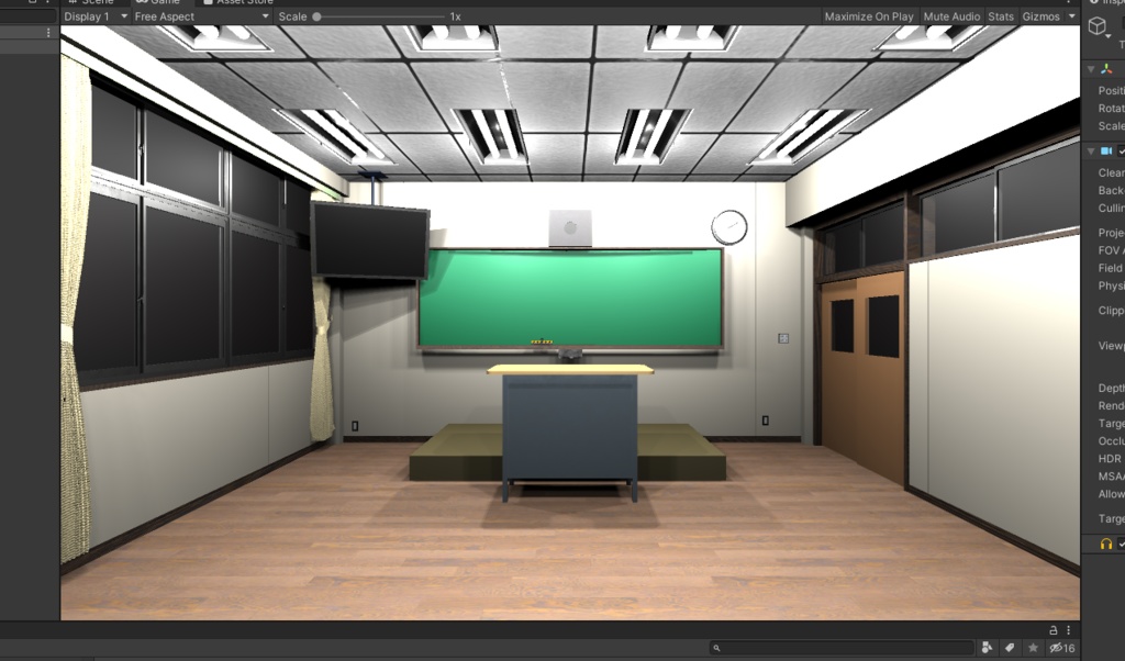 3DCG【school_science_room】理科教室