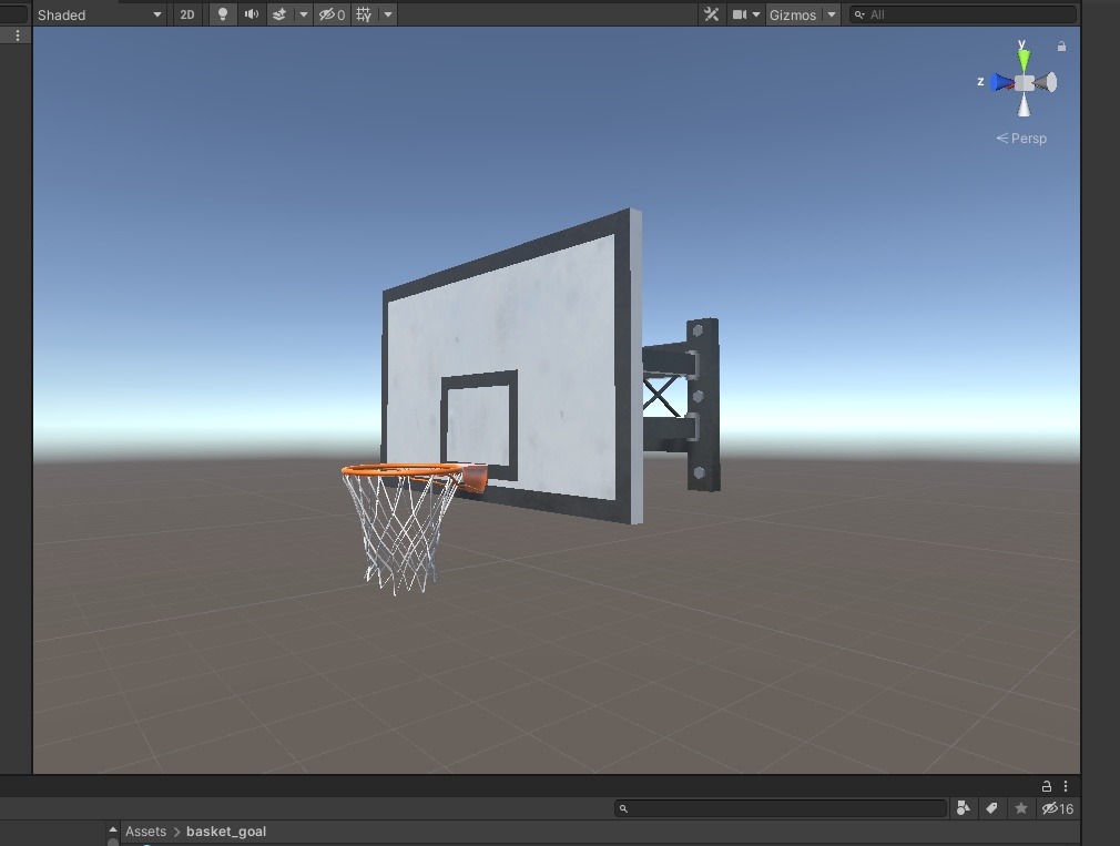 3DCG【basket_goal】バスケットゴール