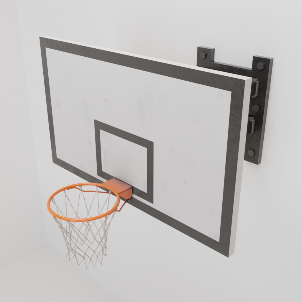 3DCG【basket_goal】バスケットゴール