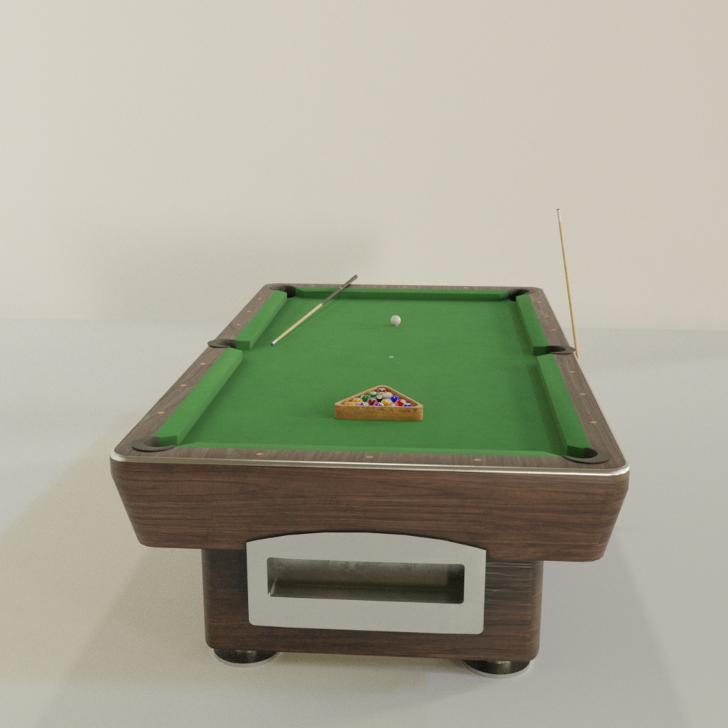 3DCG【Billiard_set】ビリヤード