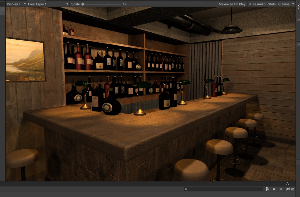 3DCG【bar_set】バー 酒屋