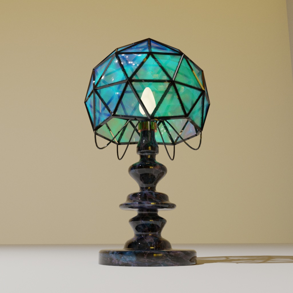 3DCG【lamp5】ランプ ライト アンティーク風