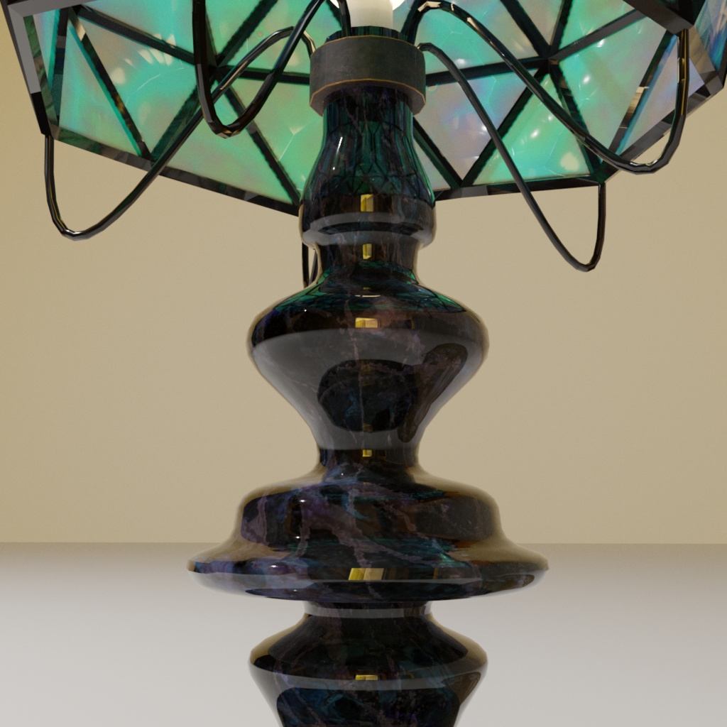 3DCG【lamp5】ランプ ライト アンティーク風