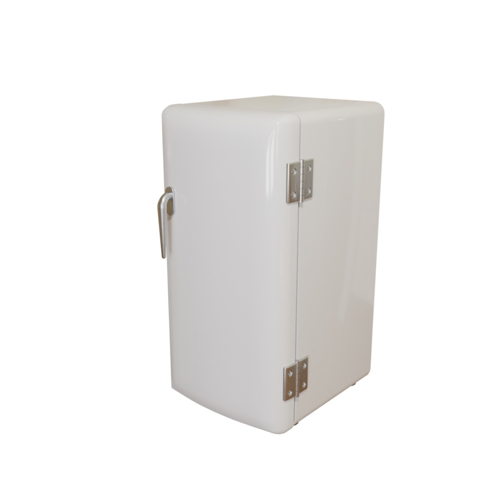 3DCG【refrigerator】冷蔵庫 レトロ