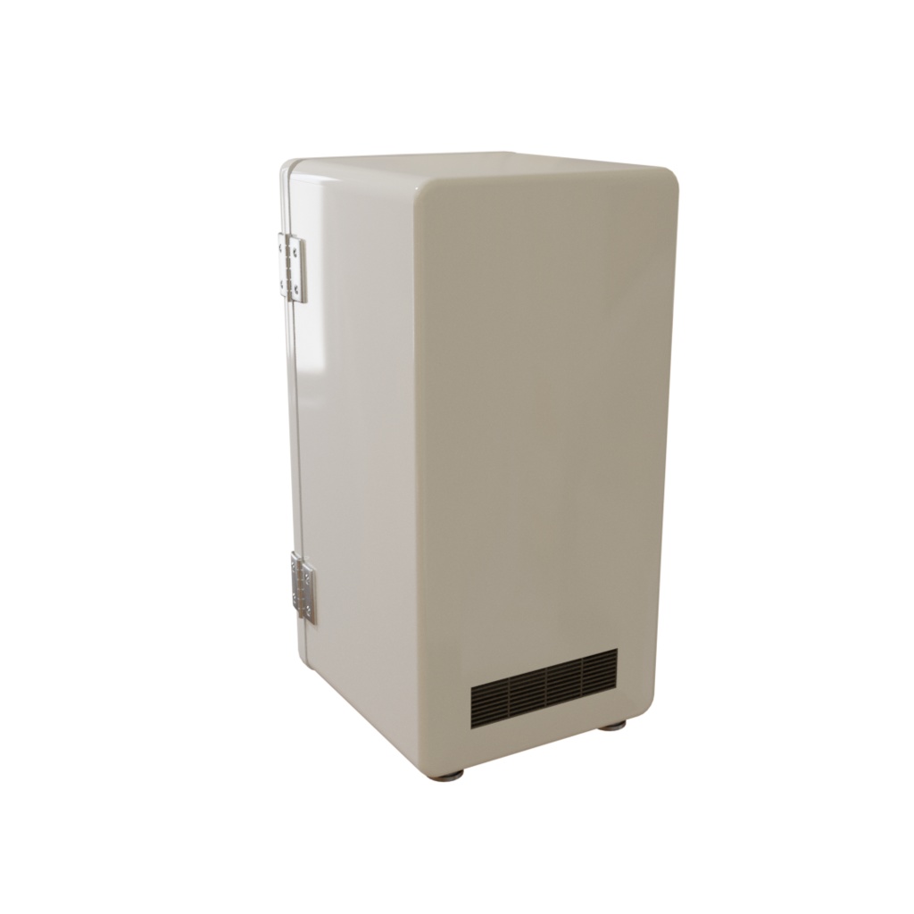 3DCG【refrigerator】冷蔵庫 レトロ