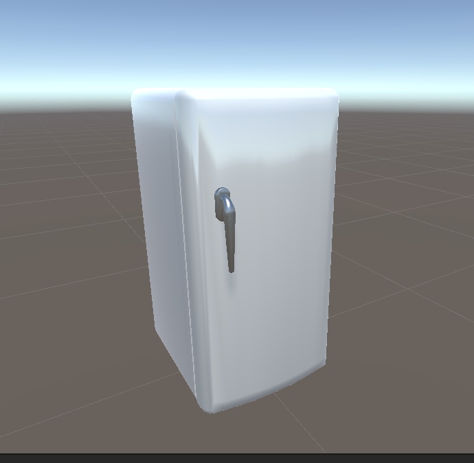 3DCG【refrigerator】冷蔵庫 レトロ