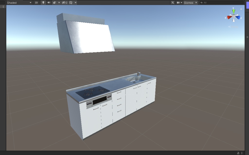 3DCG【kitchen】キッチン 台所 シンク