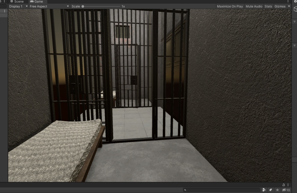 3DCG【prison_set】刑務所 牢屋セット