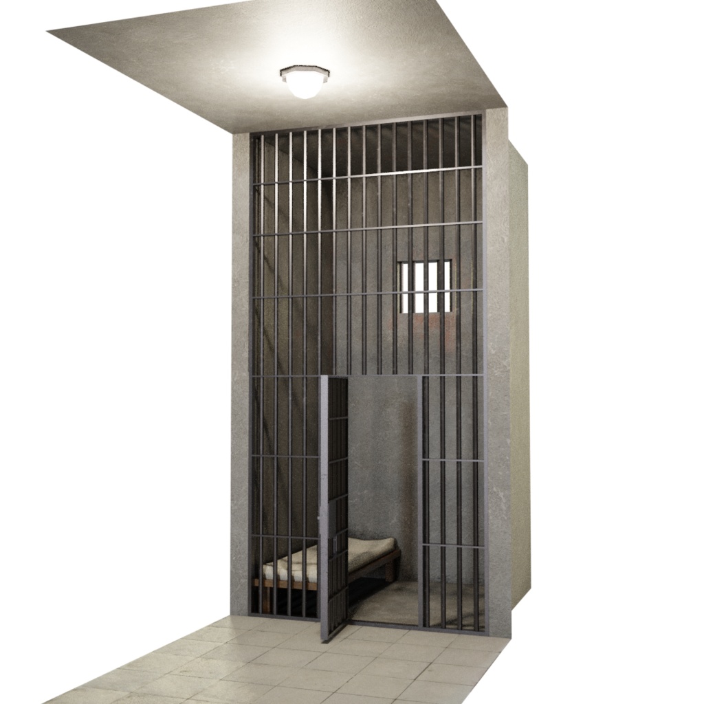 3DCG【prison_set】刑務所 牢屋セット