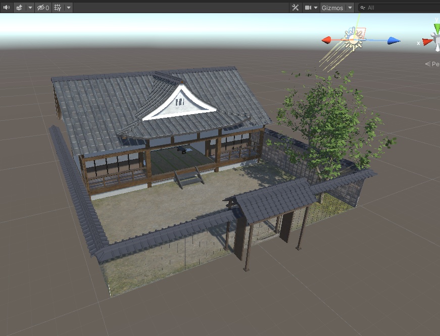 3DCG【bugyousyo_set】奉行所 時代劇