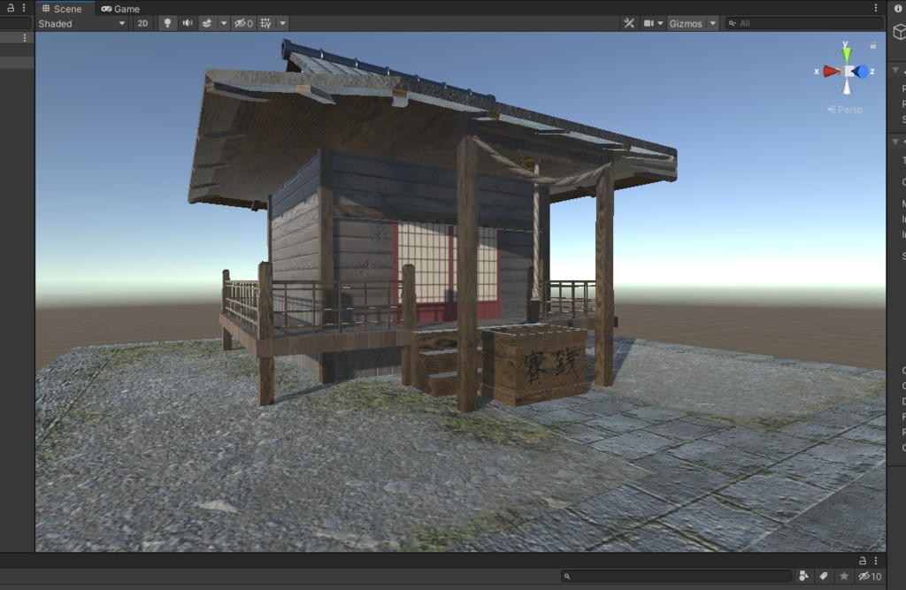 3DCG【temple_set】お寺 神社