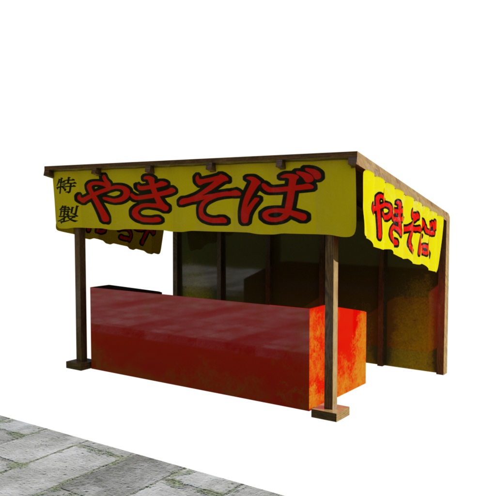 3DCG【temple_set】お寺 神社