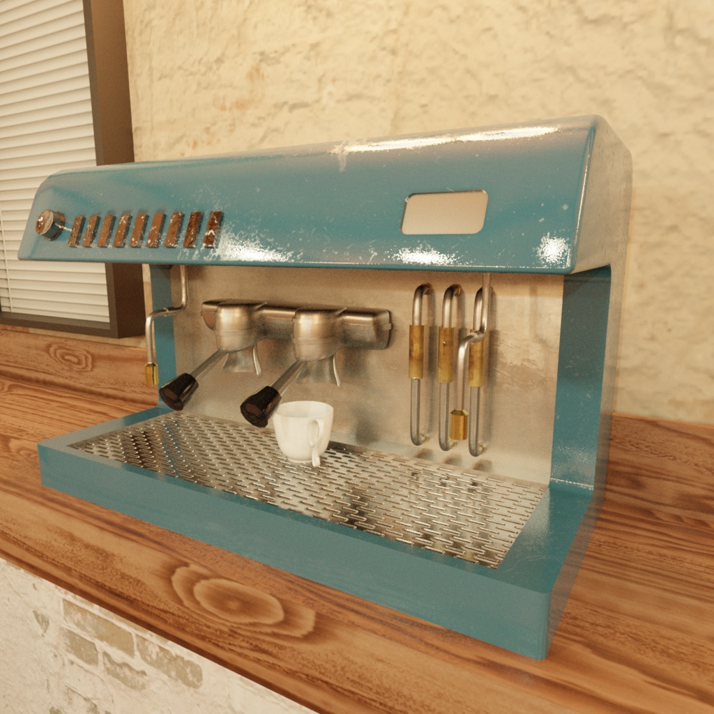 3DCG【cafe_set】カフェ店舗 セット