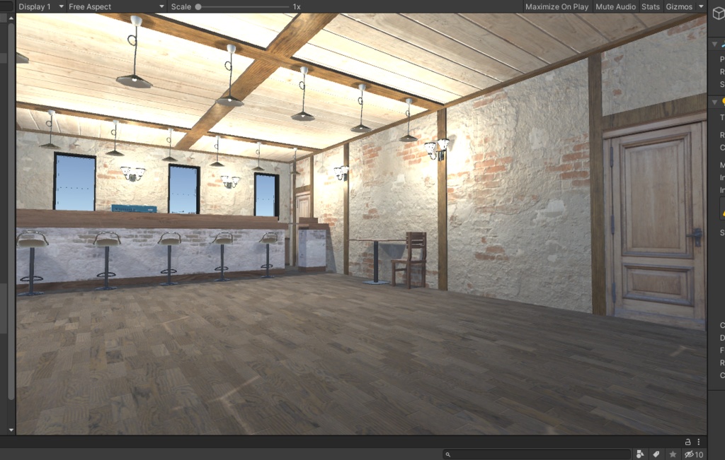 3DCG【cafe_set】カフェ店舗 セット