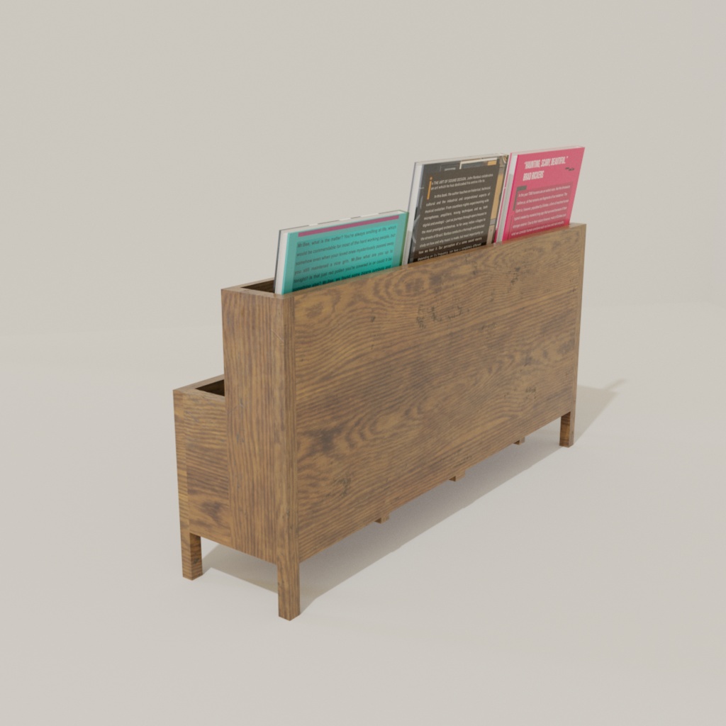 3DCG【Book Shelf4】本棚