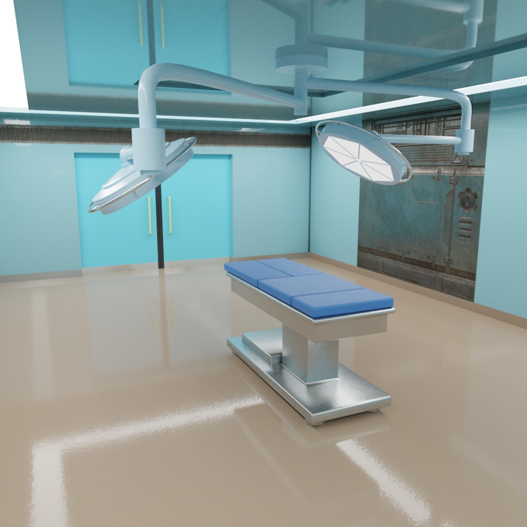 3DCG【operating_room】手術室 病院