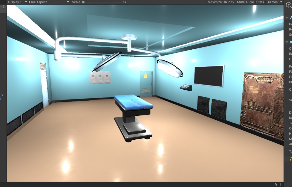 3DCG【operating_room】手術室 病院