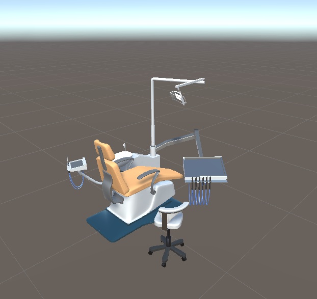 3DCG【dental_set】歯医者 歯科 椅子
