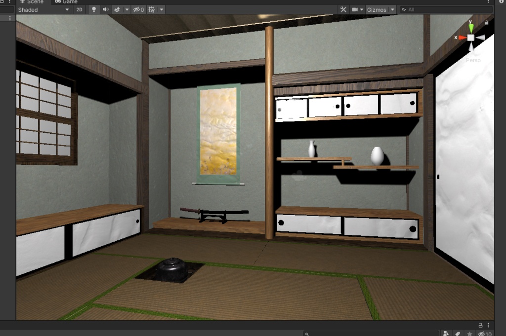 3DCG【tea_room】茶室 和室