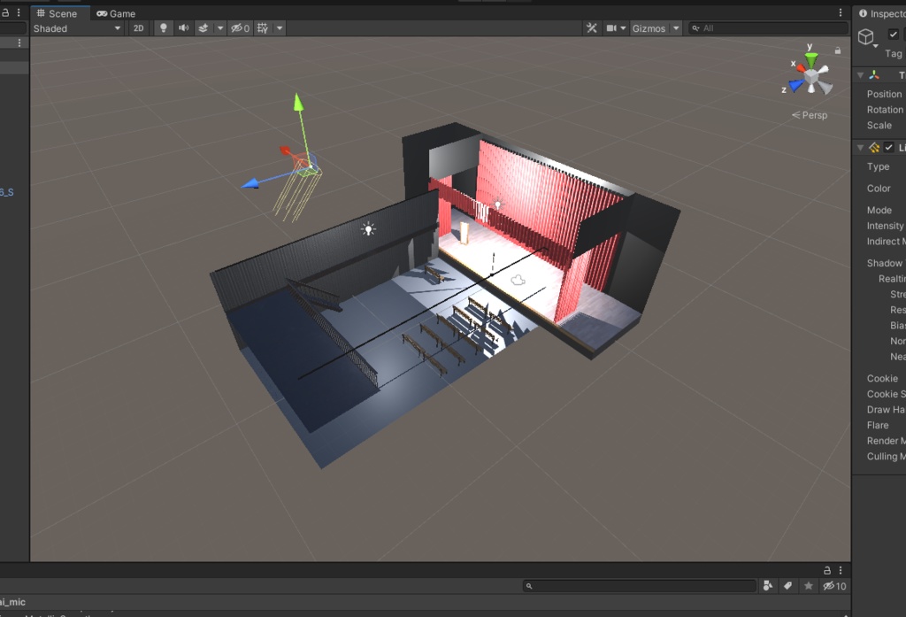 3DCG【manzai_stage】お笑いステージセット 漫才