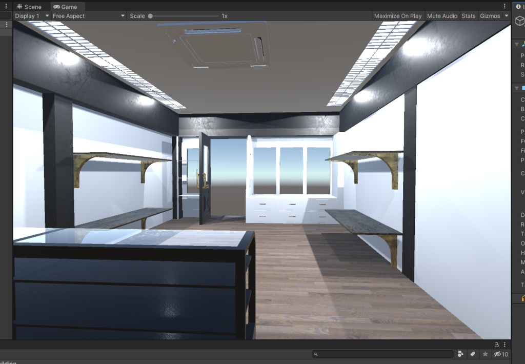 3DCG【shop_building】店舗セット お店