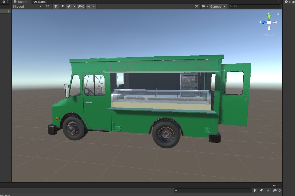 3DCG【kitchen_car】キッチンカー 移動販売車