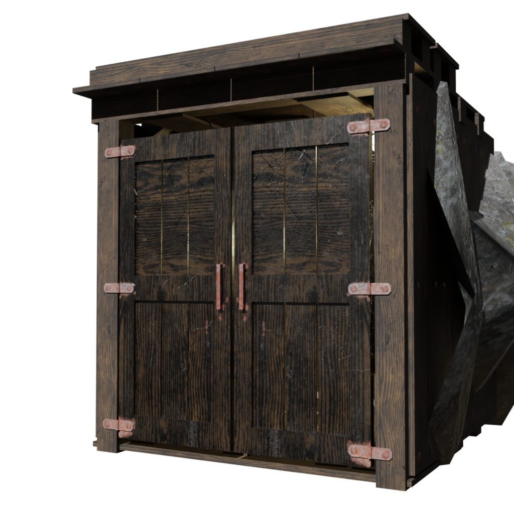 3DCG【cave_set】洞窟 セット