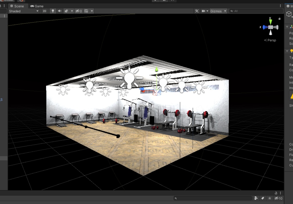 3DCG【gym_set】ジム フィットネス 店舗モデル