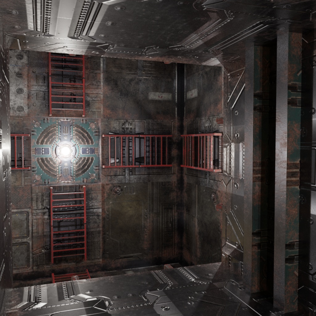 3DCG【cube_set】cube風 ダンジョンセット