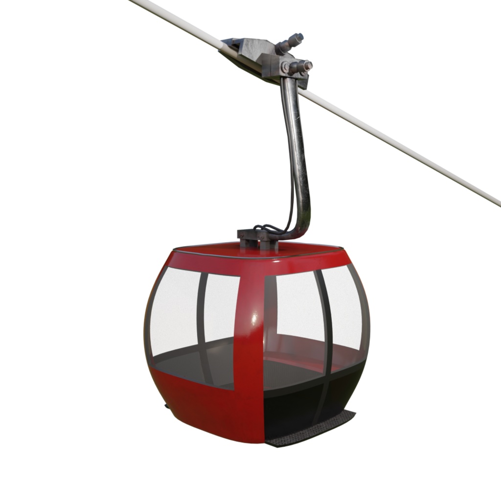 3DCG【gondola_set】ゴンドラ セット