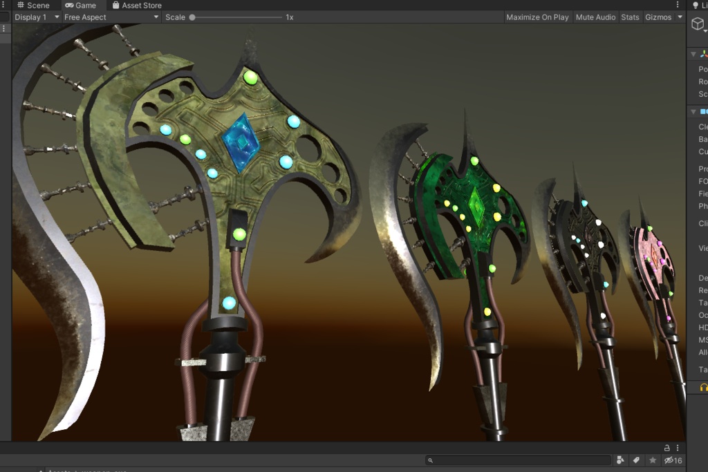 【weapon_axe】斧/アックス 4色セット