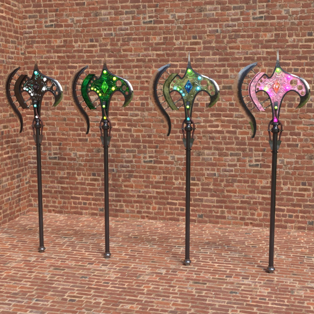 【weapon_axe】斧/アックス 4色セット