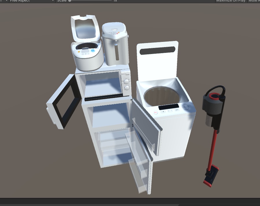 【Home_appliances_Set】新生活家電6点セット(電子レンジ/冷蔵庫/掃除機/炊飯器/ポット/洗濯機)