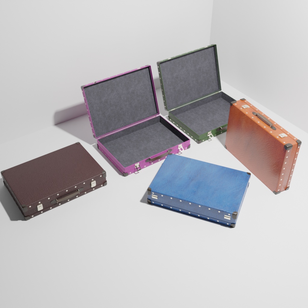 【Attache_case】アタッシェケース 5色セット