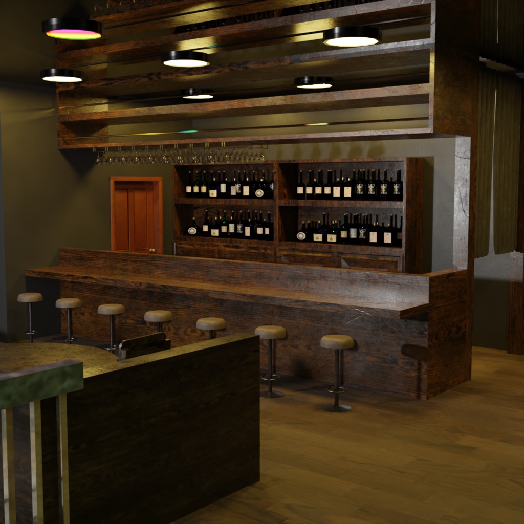 3DCG【dance_floor】ダンスフロア