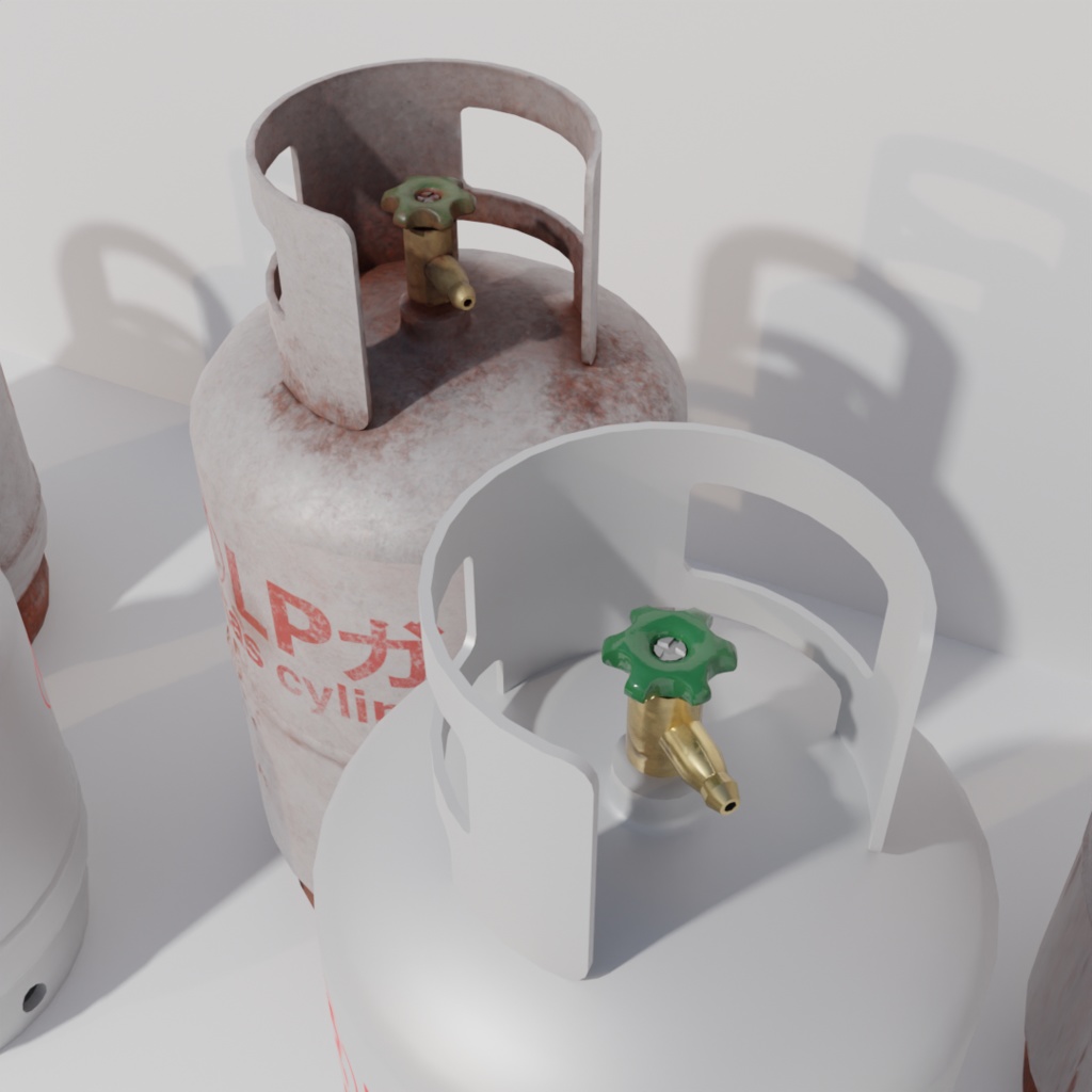 【gas_cylinder】ガスボンベ プロパン 3サイズ