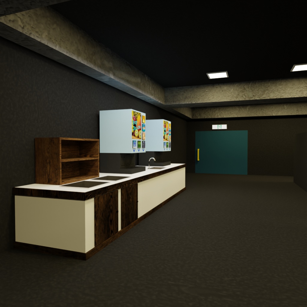 3DCG【manga_cafe】漫喫 ネットカフェ