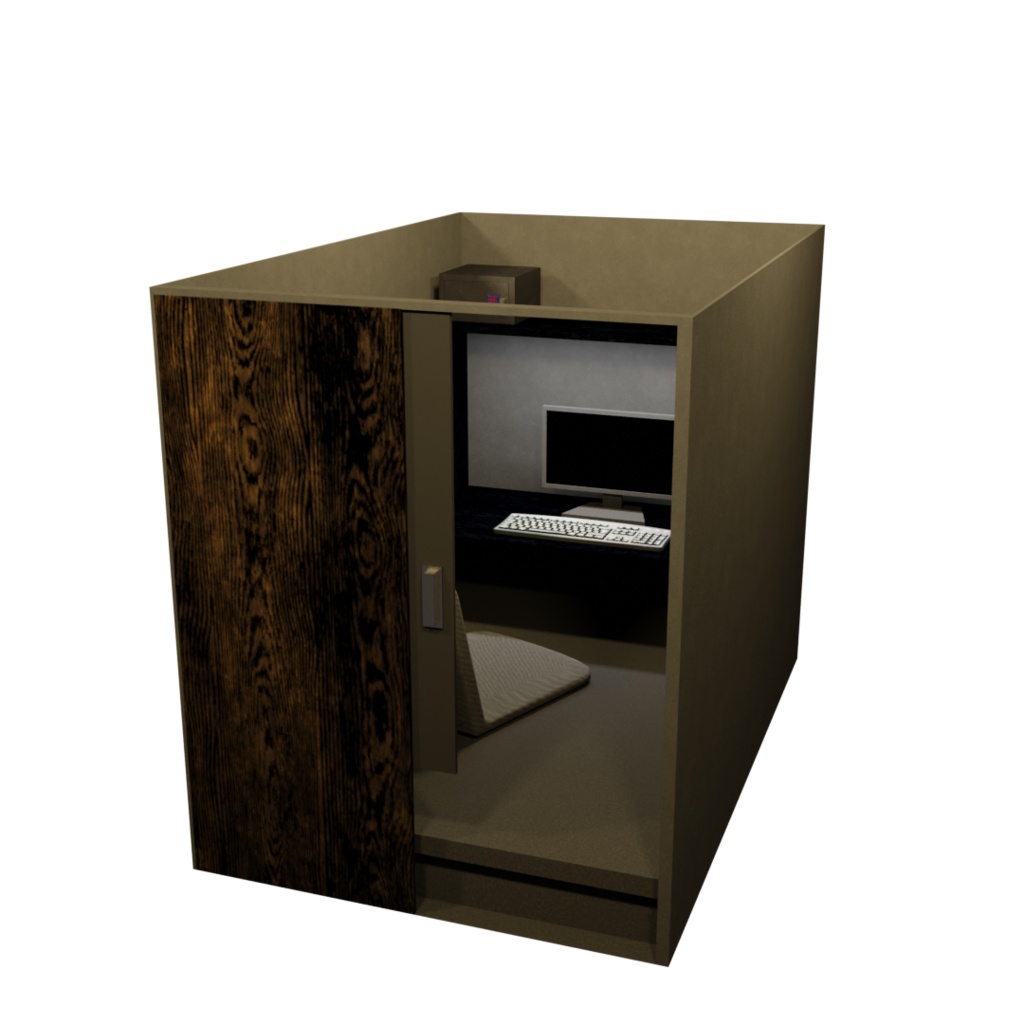 3DCG【manga_cafe】漫喫 ネットカフェ